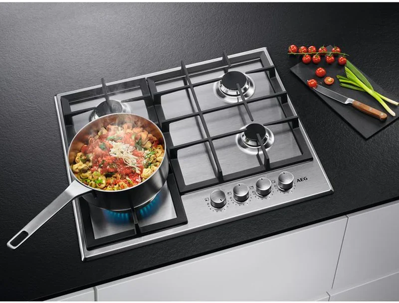 AEG HGX6400SM - Stainless steel 4 Zone Gas Hob - Image 4