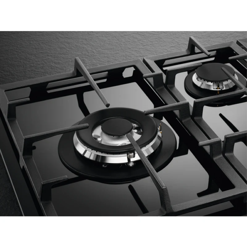 AEG HKB95820NB - Black 5 86cm Zone Gas Hob - LPG compatible - Image 2