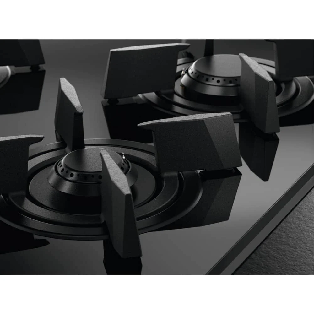 AEG HVB8453IB - Black 80cm Gas Hob - 4 Burners - FlameLight LED - Image 3