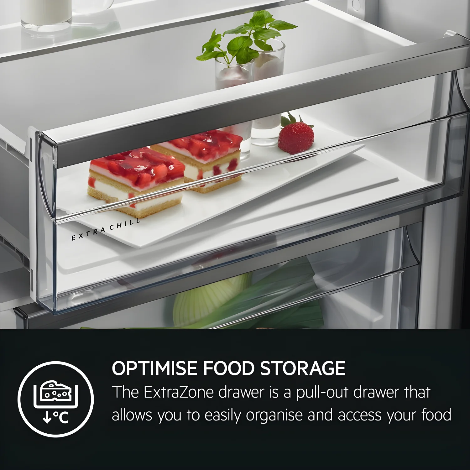 AEG NSC7C181DS - White 248L 70/30 Integrated Fridge Freezer - Frost Free - D Energy - Image 5