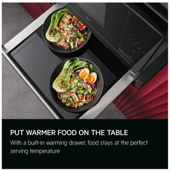 AEG OD8K21B - Black Warming Drawer - 40L Capacity - Image 2