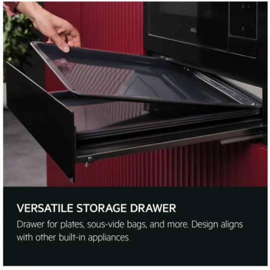 AEG OD8K21B - Black Warming Drawer - 40L Capacity - Image 4