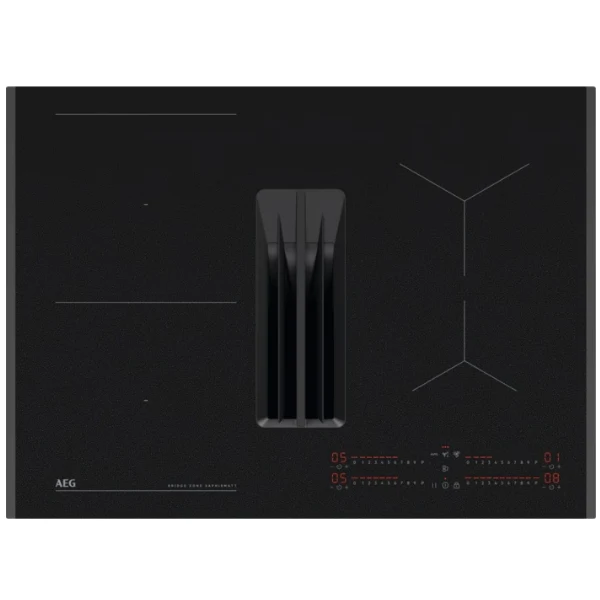 AEG TCH74B01FZ - Black 71cm Venting Hob - A+ Rated