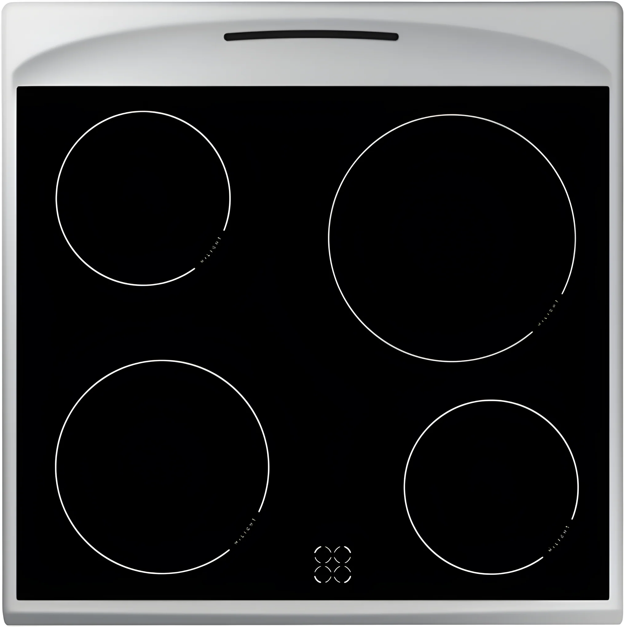Amica AFC602SS 60cm Ceramic Electric Cooker with Double Oven, A Rated - Silver - Image 4