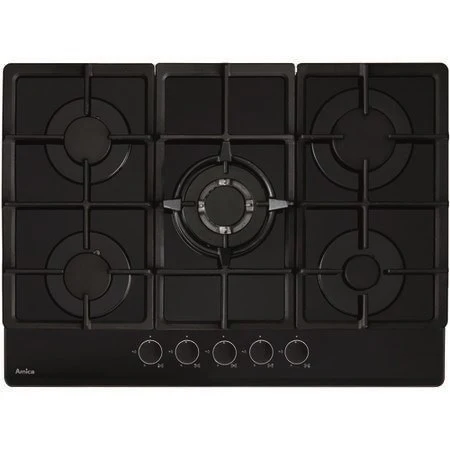 Amica AGVH7300BL - Gas on Glass 5 Zone Gas Hob