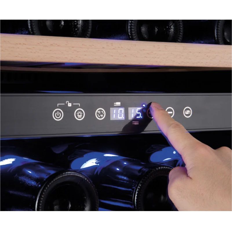 Amica AWC600BL - Black 46 Bottle Capacity Wine Cooler - G energy - Image 2