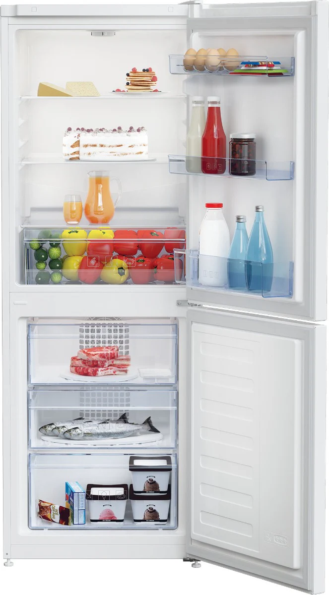 Beko CFG4552W - White 50/50 Frost Free Fridge Freezer - E energy - Image 2
