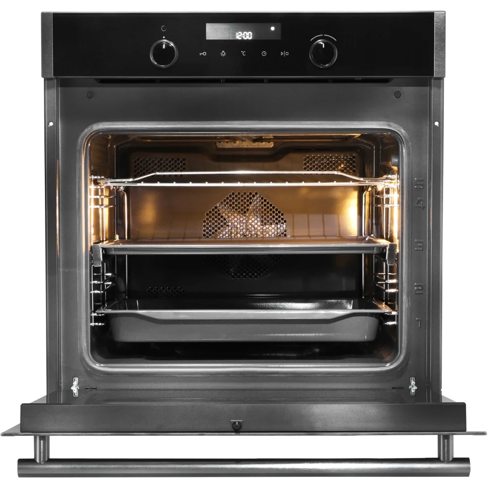 Belling BI60MF CN BK 888880048 Built-In Electric Single Oven - 73L Capacity - A+ Energy Rating - Image 2