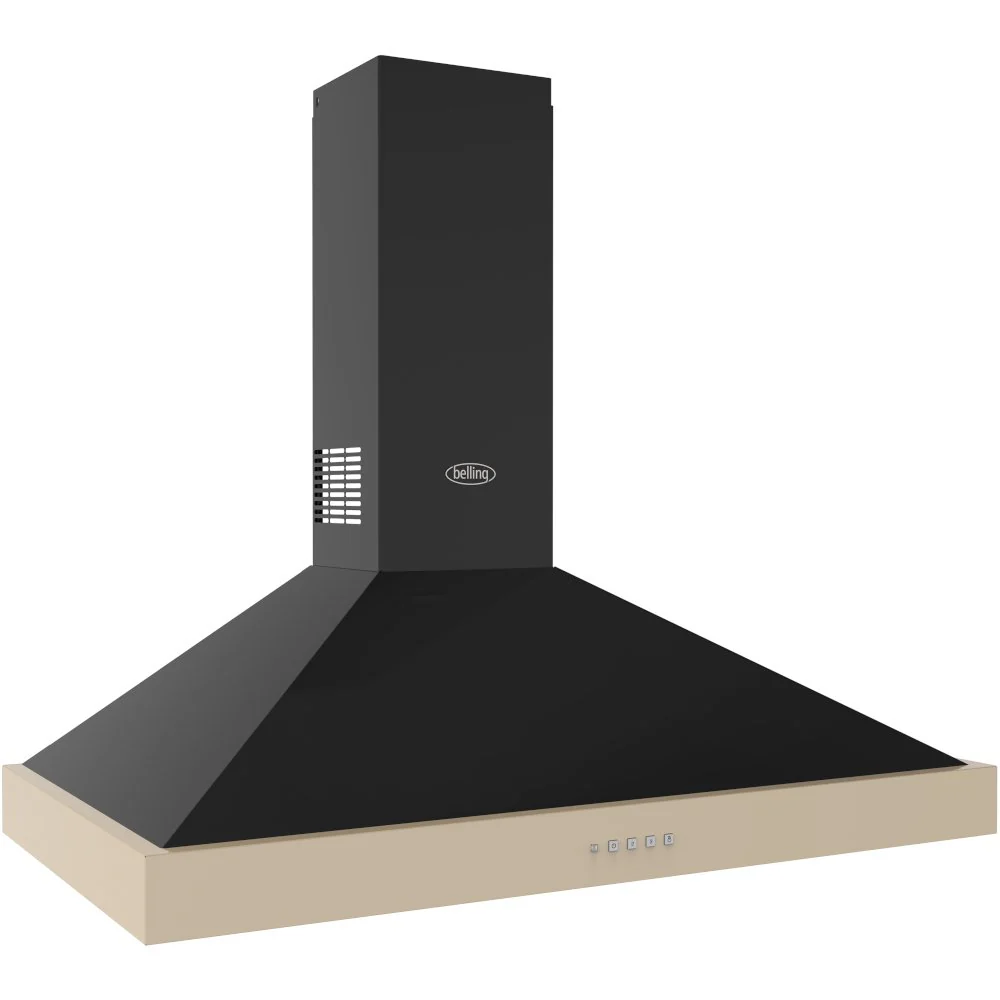 Belling Farmhouse 100PYR 444411674 - Cream Chimney Cooker Hood - 600 m³/h - C Energy Rating - Image 4