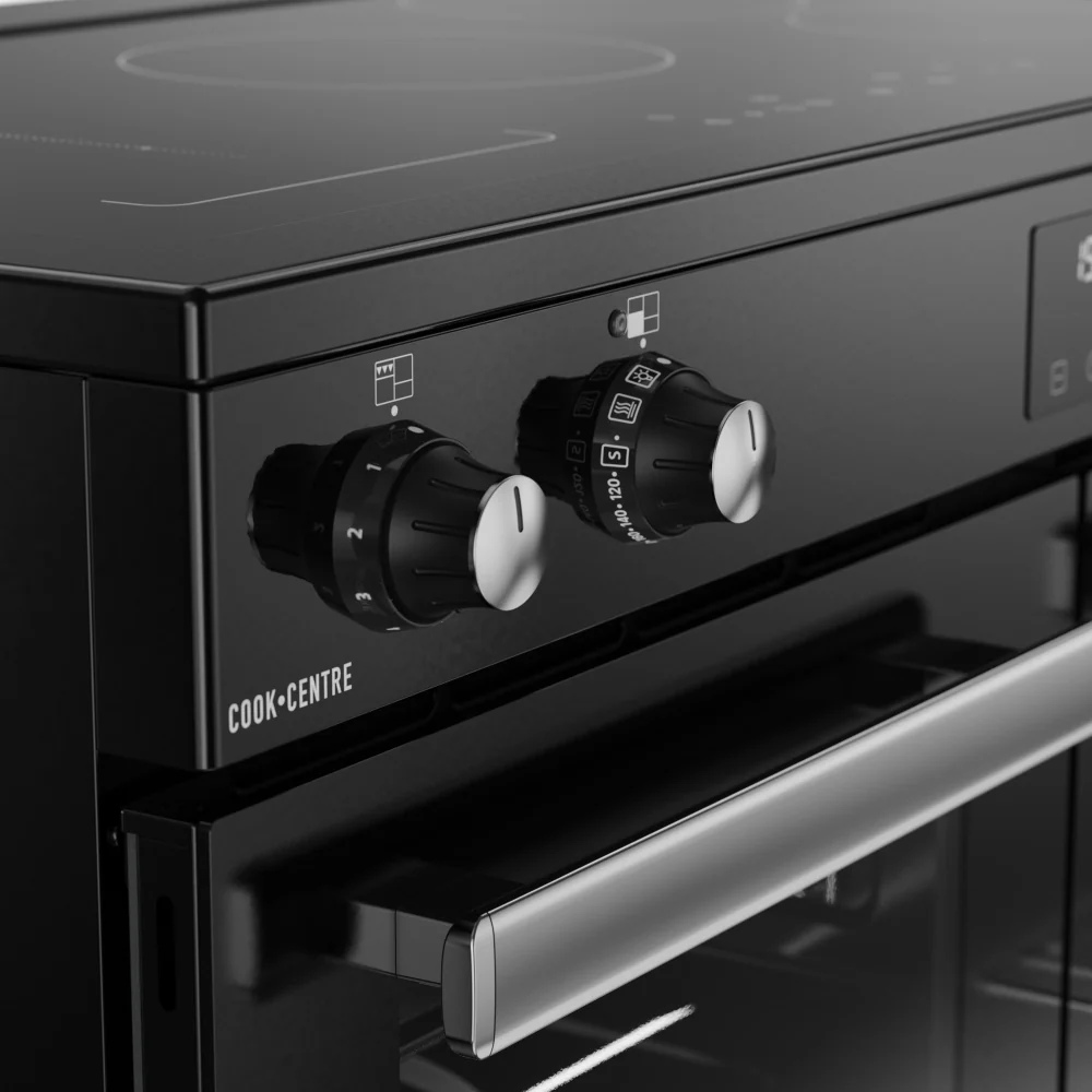 Belling RCA COOKCENTRE 100Ei - Black 100cm Induction Range Cooker - 199L - A Energy Rating - Image 4