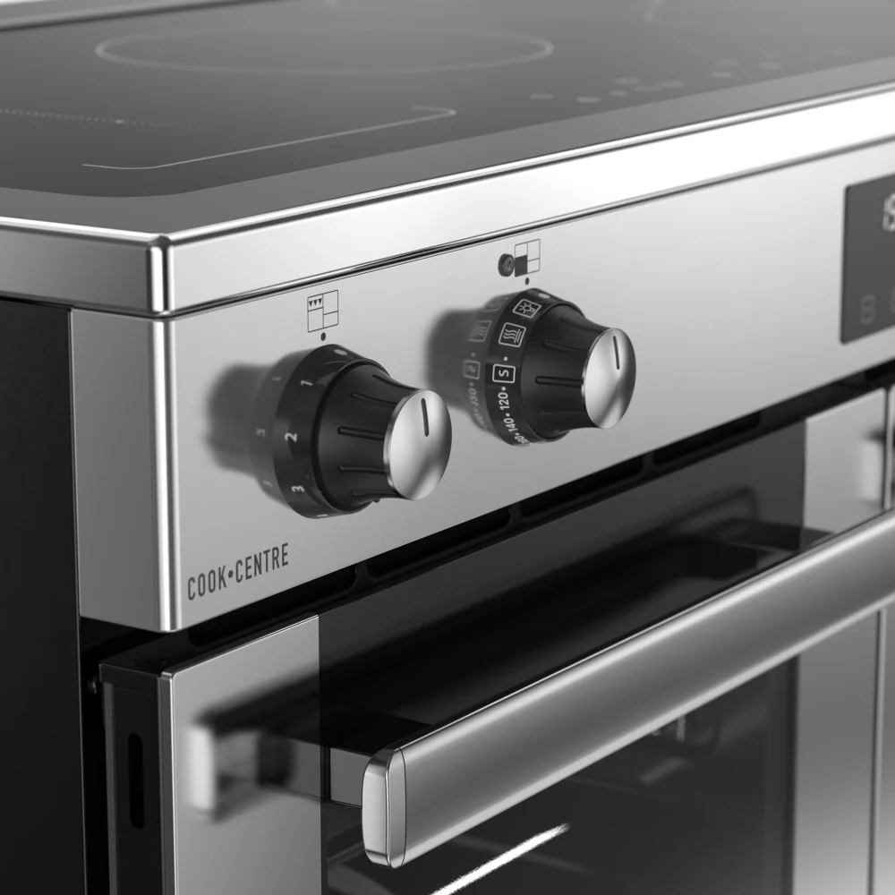 Belling RCA COOKCENTRE 100Ei - Stainless Steel 100cm Induction Range Cooker - 199L Capacity - A Energy Rating - Image 4
