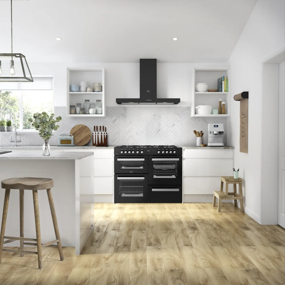 Belling RCA COOKCENTRE 110DF - Black 110cm Dual Fuel Range Cooker - 199L Capacity - A Energy Rating - Image 2