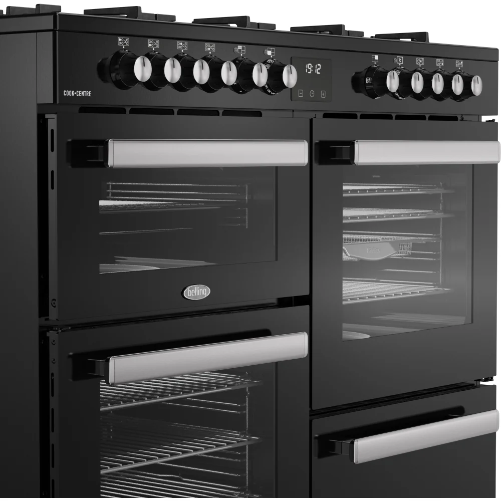 Belling RCA COOKCENTRE 110DF - Black 110cm Dual Fuel Range Cooker - 199L Capacity - A Energy Rating - Image 5