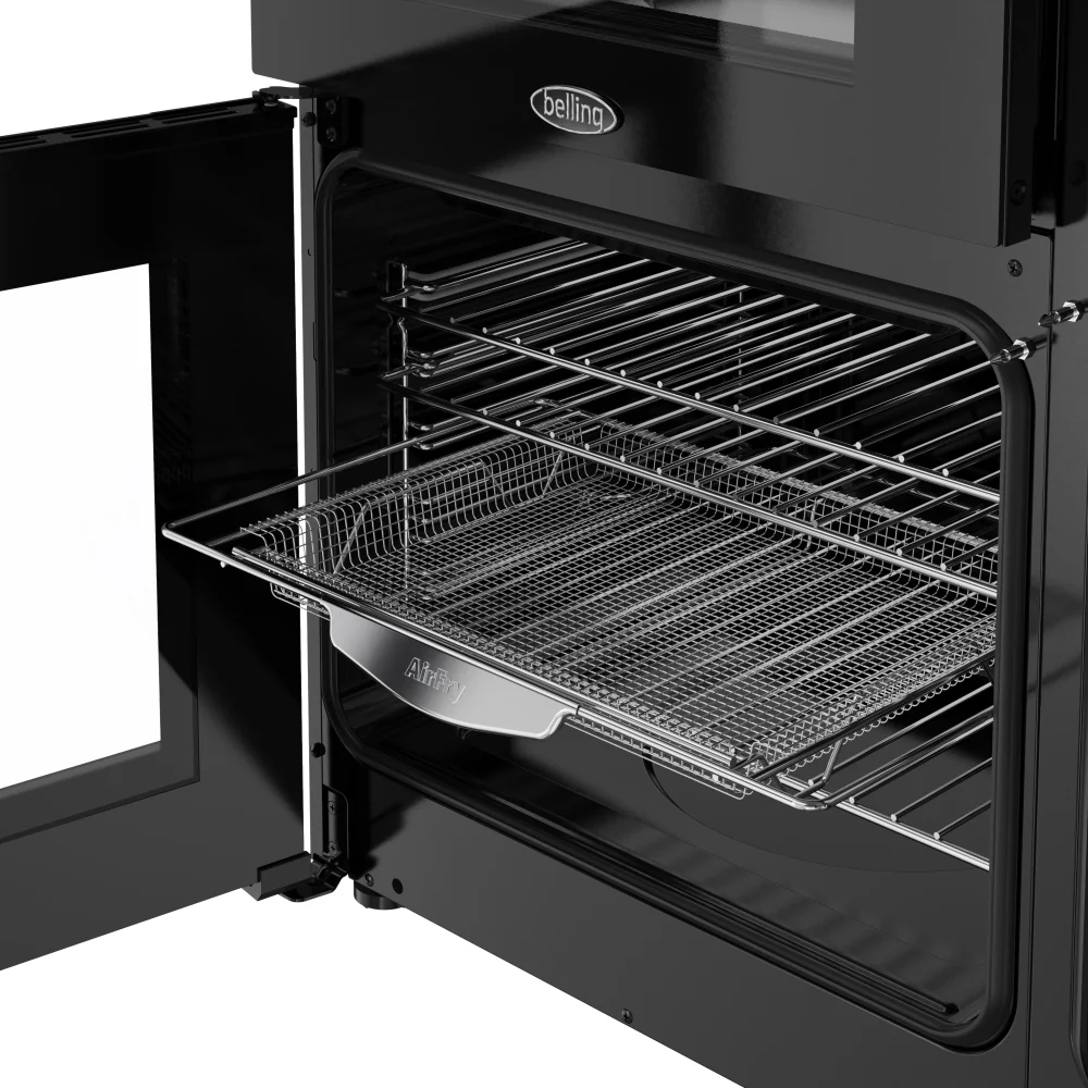 Belling RCA COOKCENTRE 90DF 444411793 - Black Range Cooker - 174L - 5 Burners - Dual Fuel - A Rated - Image 3
