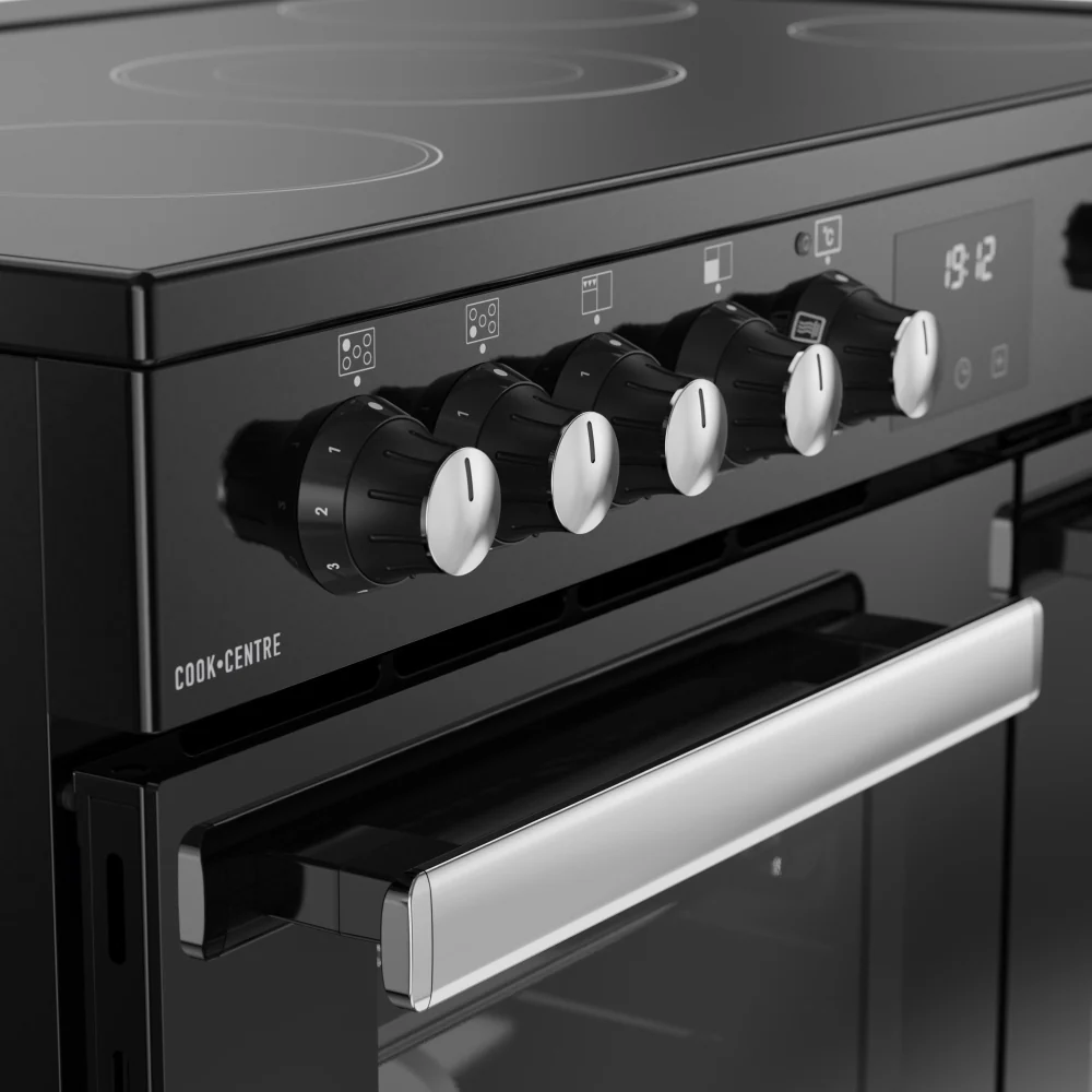 Belling RCA COOKCENTRE 90E B 444411791 - Black 90cm Range Cooker - 174L Capacity - A Energy Rating - Image 4