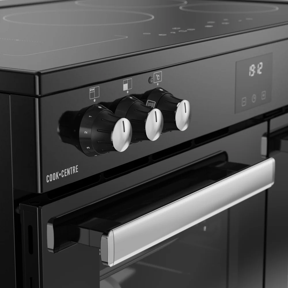 Belling RCA COOKCENTRE 90Ei 444411795 - Black Range Cooker - 90cm - 174L Capacity - A Energy Rating - Image 4