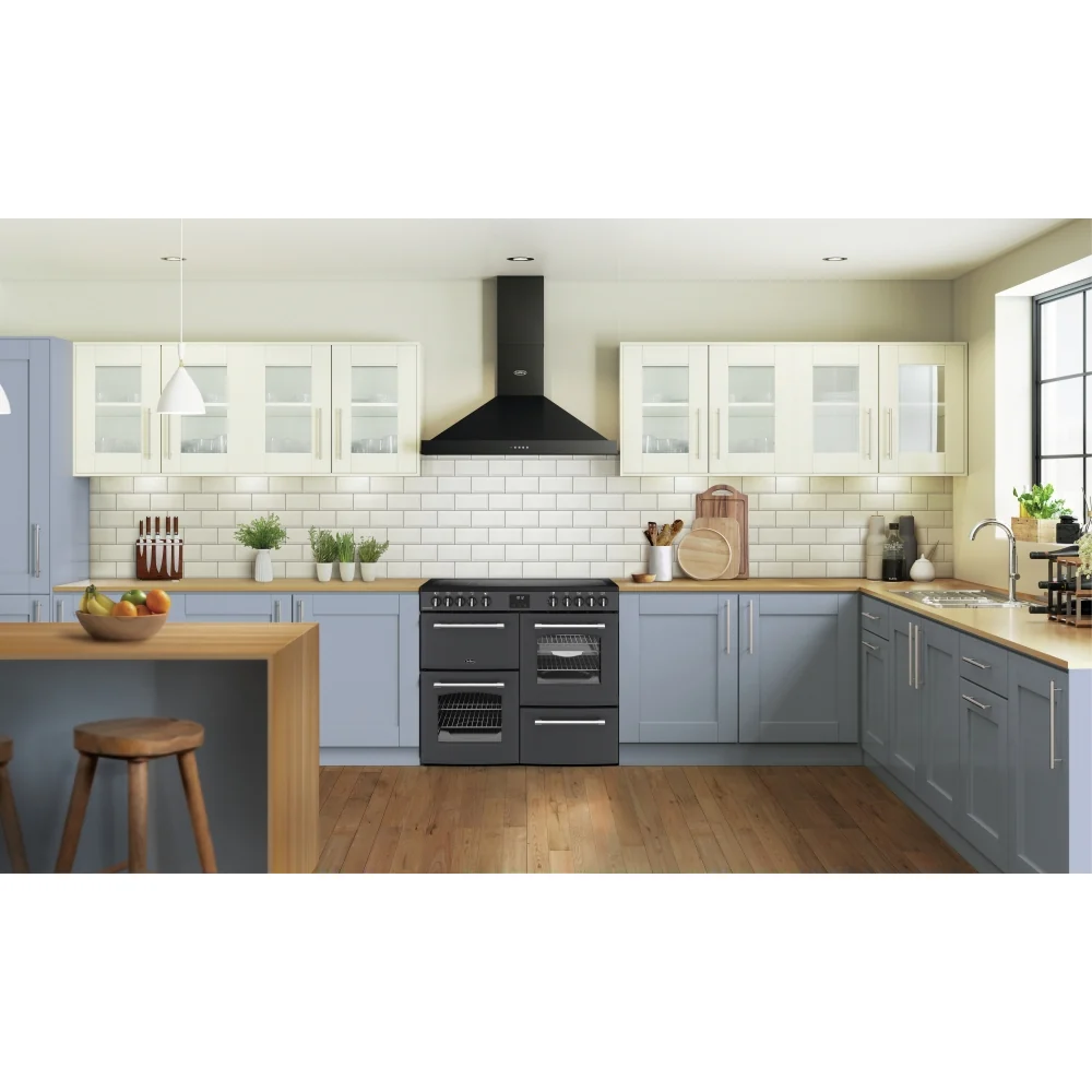 Belling RCA FARMHOUSE 100E A 444411825 - Grey 100cm Range Cooker - AirFry - 199L - A energy - Image 2