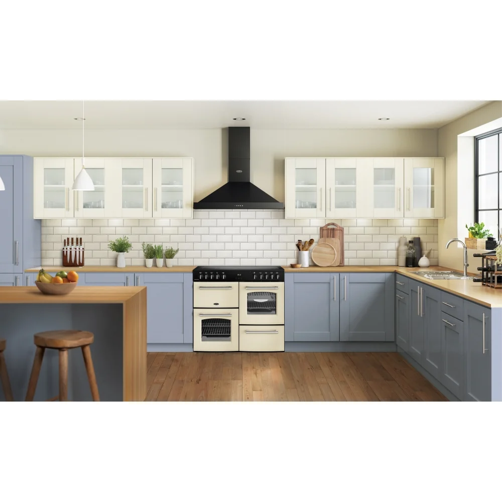 Belling RCA FARMHOUSE 100E C 444411827 - Cream 100cm Ceramic Range Cooker - 194L Capacity - Energy Rating A - Image 2