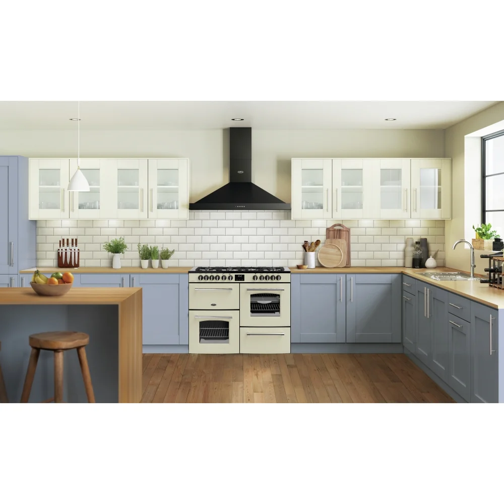 Belling RCA FARMHOUSE 110DF 444444102 - Cream 110cm Dual Fuel Range Cooker - 199L Capacity - A Energy Rated - Image 2