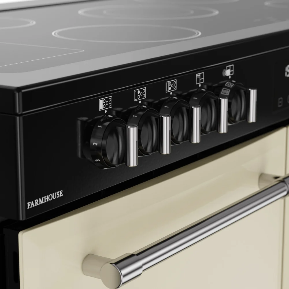 Belling RCA FARMHOUSE 110E C 444411836 - Cream 110cm Range Cooker - 199L Capacity - A Energy Rating - Image 4