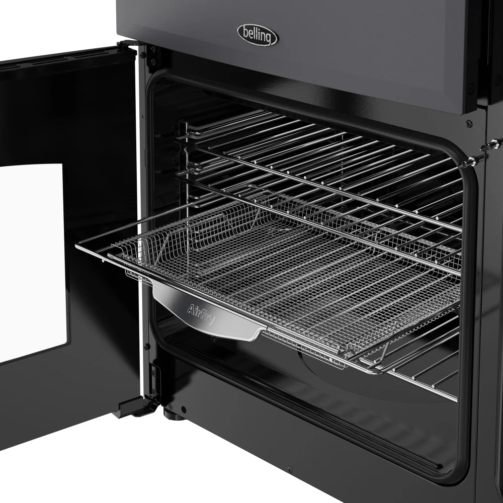 Belling RCA FARMHOUSE 90Ei A 444411822 - Grey 90cm Induction Range Cooker - 174L Capacity - A Energy Rating - Image 3