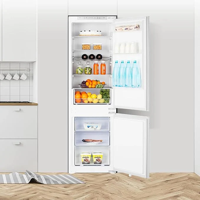 Teknix BITH70FF - White 70/30 Integrated Fridge Freezer - 246L - E energy - Image 2