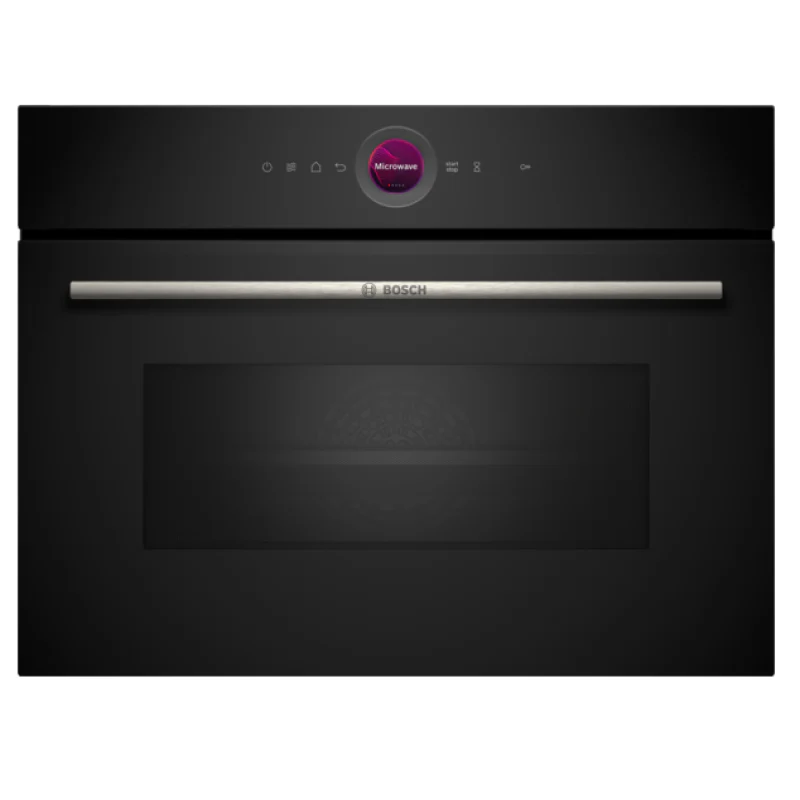 Bosch Series 8 CEG732XB1B - Series 8 Built In 1000W Microwave with Grill in Black