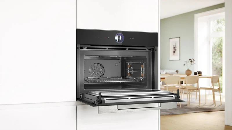 Bosch Series 8 CMG7361B1B - Black Electric Built-in Combination Microwave - Image 4