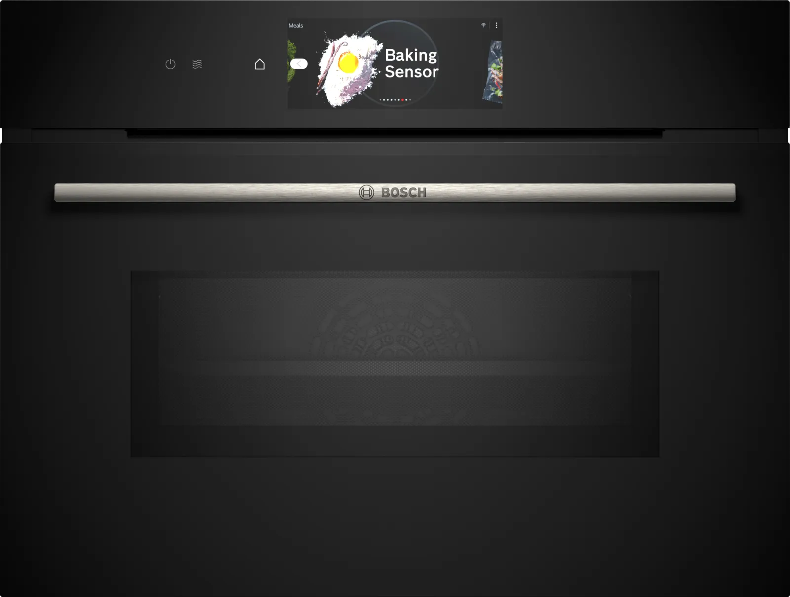 Bosch Series 8 CMG778NB1 - Black Electric Built-in Combination Microwave