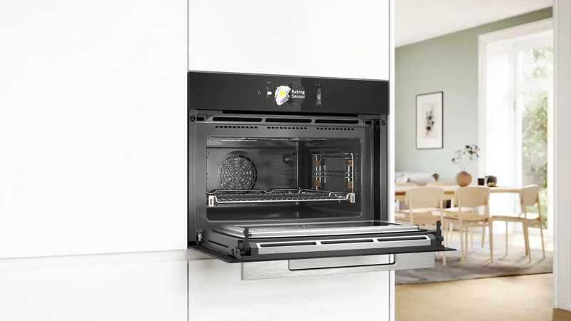 Bosch Series 8 CMG778NB1 - Black Electric Built-in Combination Microwave - Image 4