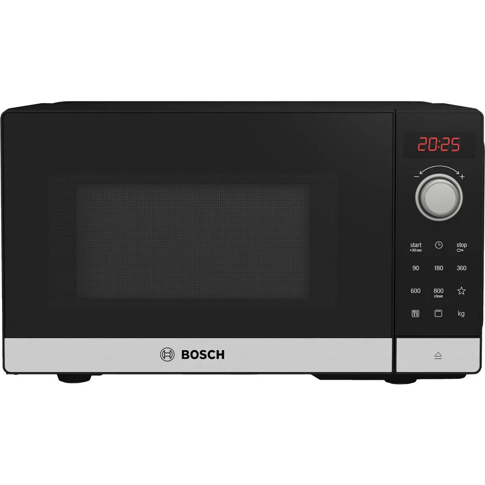 Bosch Series 2 FEL023MS2B - Black, Stainless Steel 20 Litre Microwave with Grill - 800W