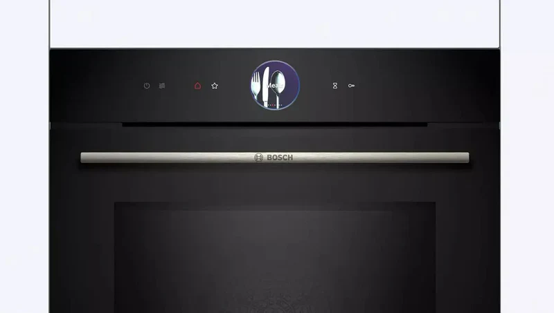 Bosch Series 8 HMG7764B1B - Black Built in Electric Single Oven with Microwave - Image 2