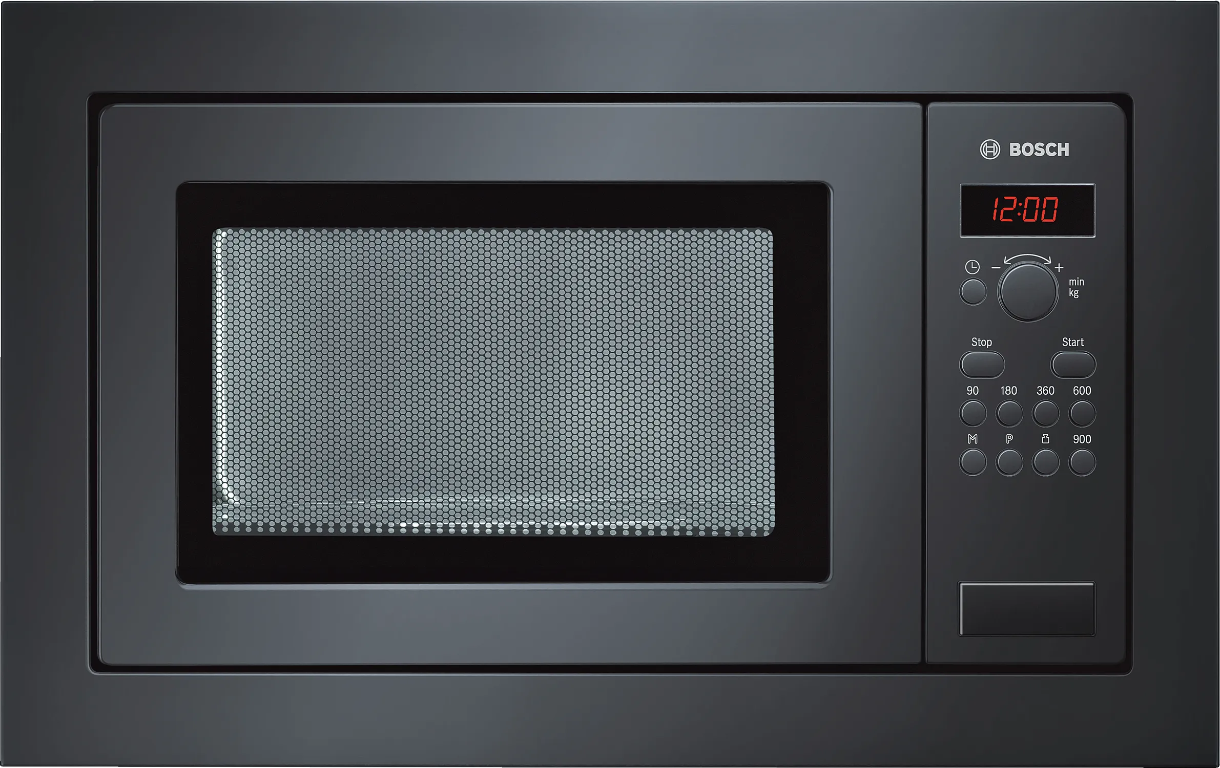 Bosch HMT84M661B - Black 25L Microwave - Built-In - 600 W