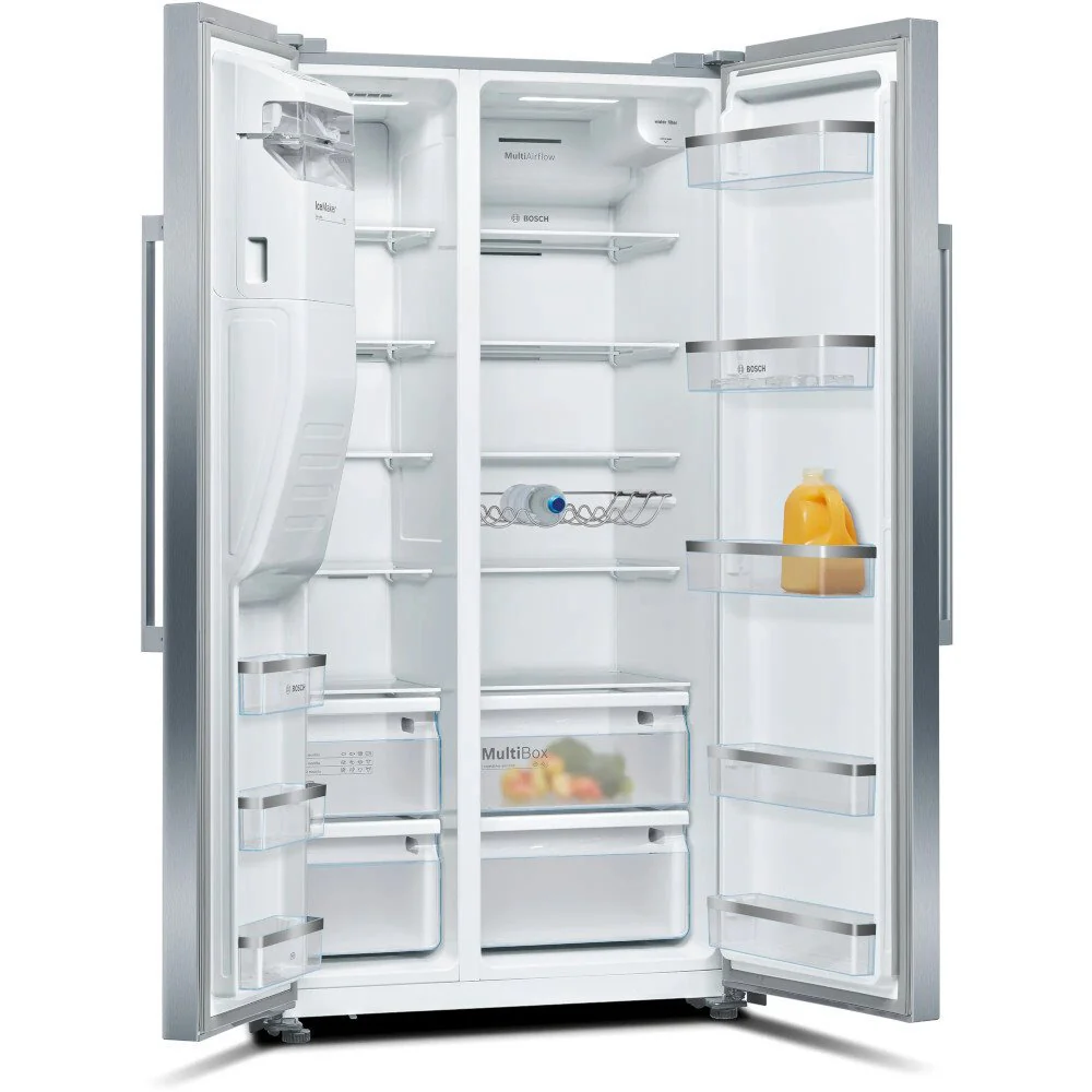 BOSCH Series 6 KAD93AIERG - Brushed Steel American Fridge Freezer - 533L Capacity - E Energy Rating - Image 6