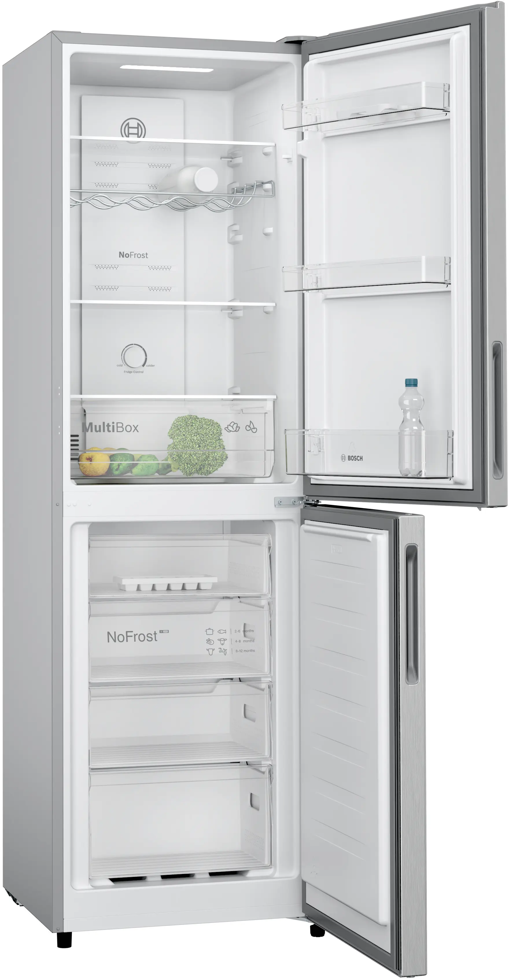 Bosch Series 2 KGN27NLEAG - Silver Freestanding 50/50 Frost Free Fridge Freezer - E energy - Image 5