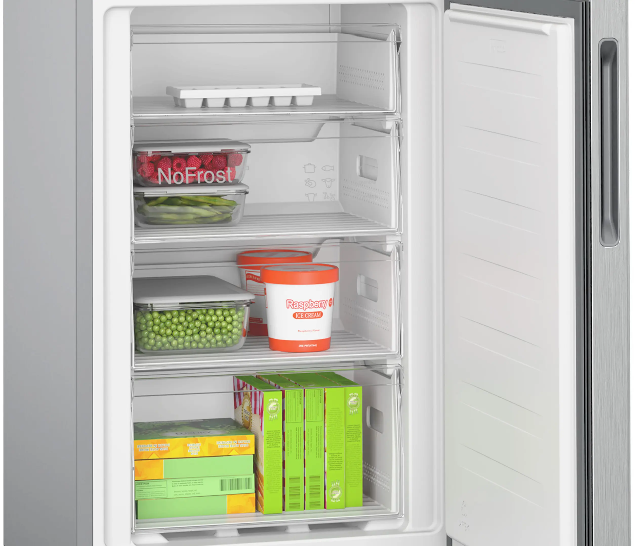 Bosch Series 2 KGN27NLEAG - Silver Freestanding 50/50 Frost Free Fridge Freezer - E energy - Image 6