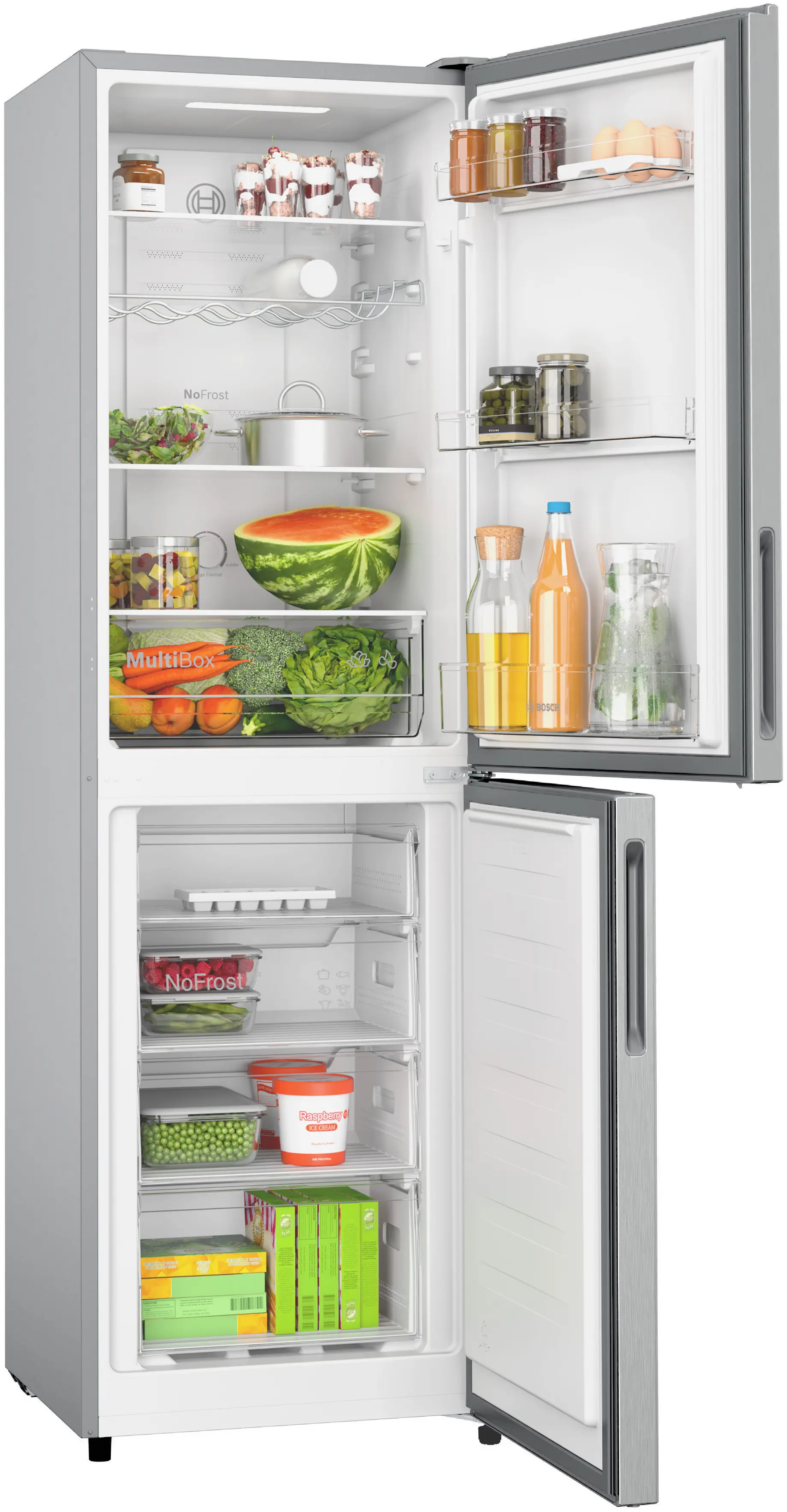 Bosch Series 2 KGN27NLEAG - Silver Freestanding 50/50 Frost Free Fridge Freezer - E energy - Image 8