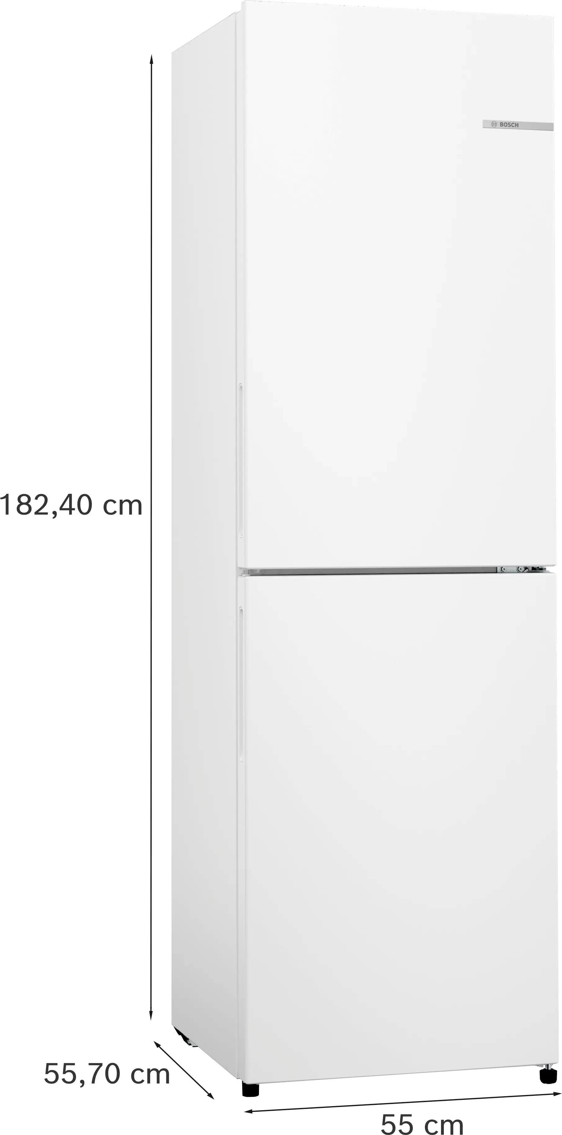 Bosch Series 2 KGN27NWEAG - White Freestanding Frost Free Fridge Freezer - E energy - Image 8
