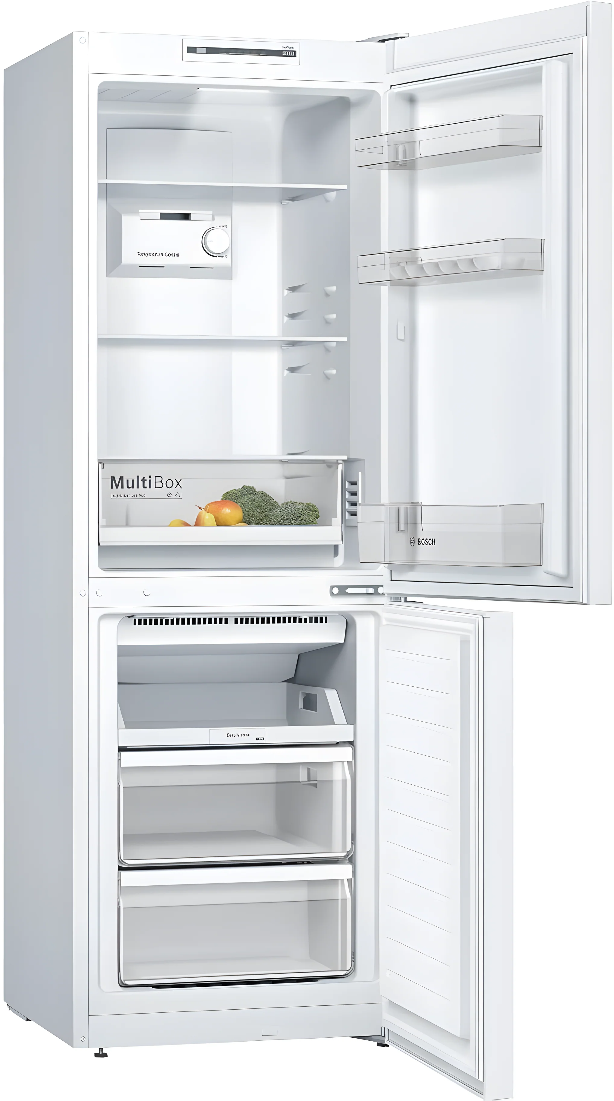 Bosch Series 2 KGN33NWEBG - White Freestanding 60/40 Frost Free Fridge Freezer - E energy - Image 2