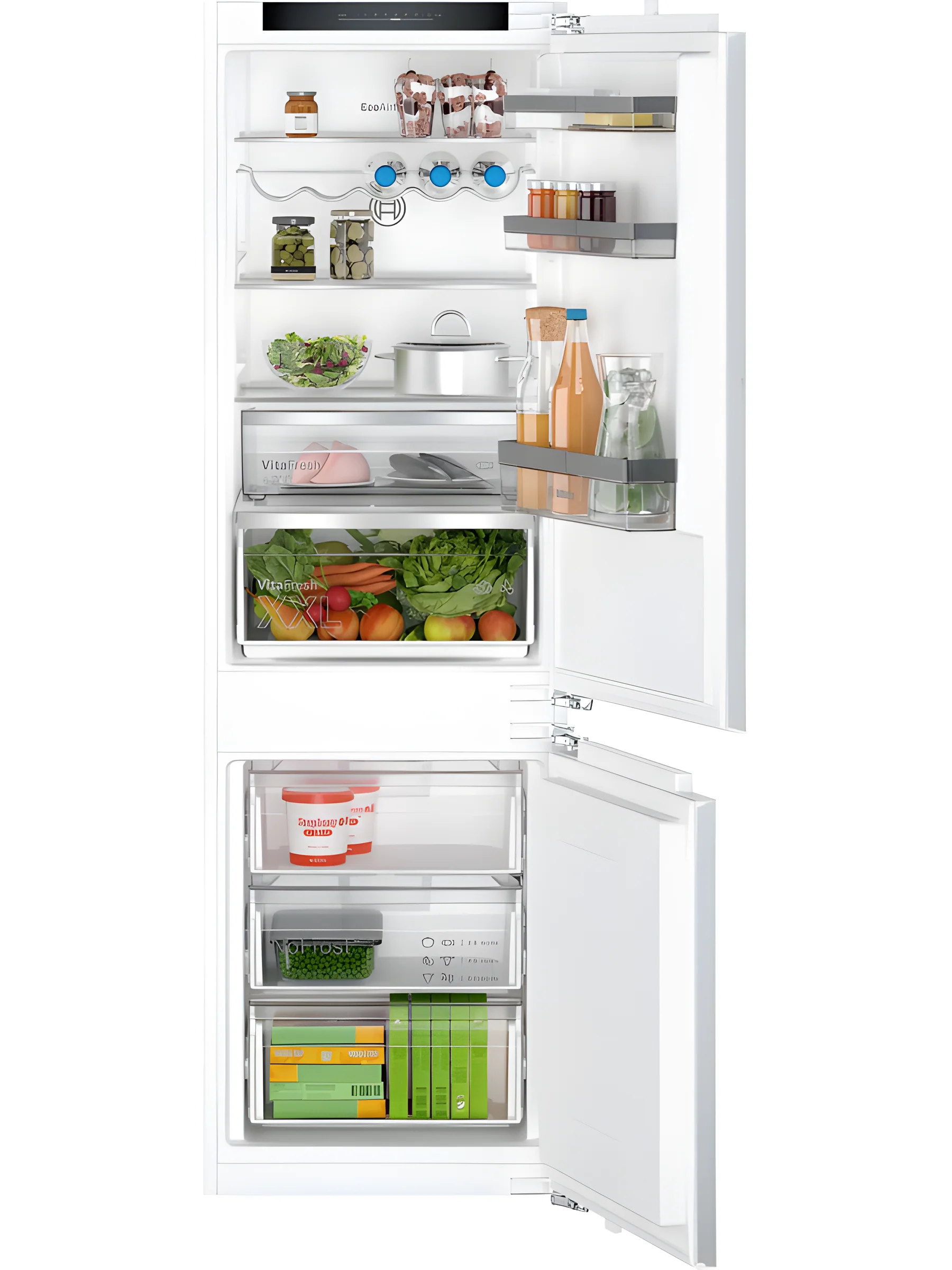 Bosch Series 4 KIN86VFE0G - Integrated 60/40 Fridge Freezer - E energy