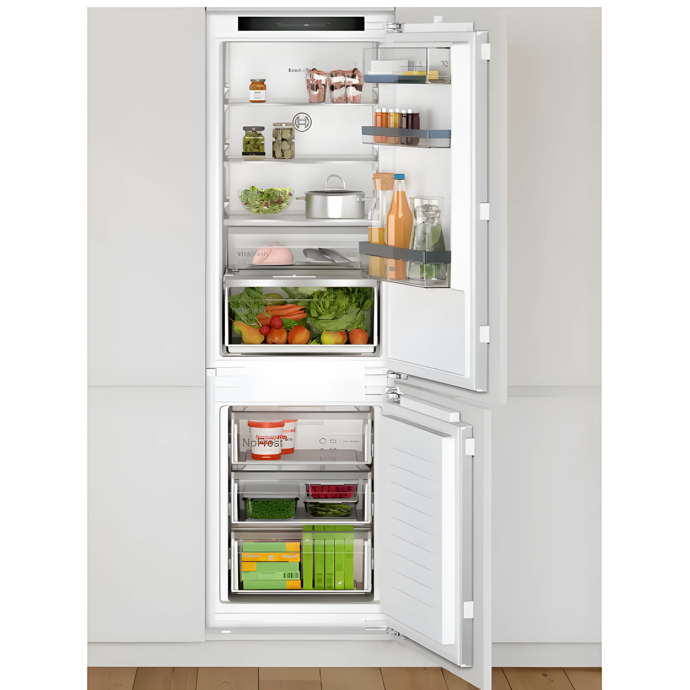 Bosch Series 4 KIN86VFE0G - Integrated 60/40 Fridge Freezer - E energy - Image 2
