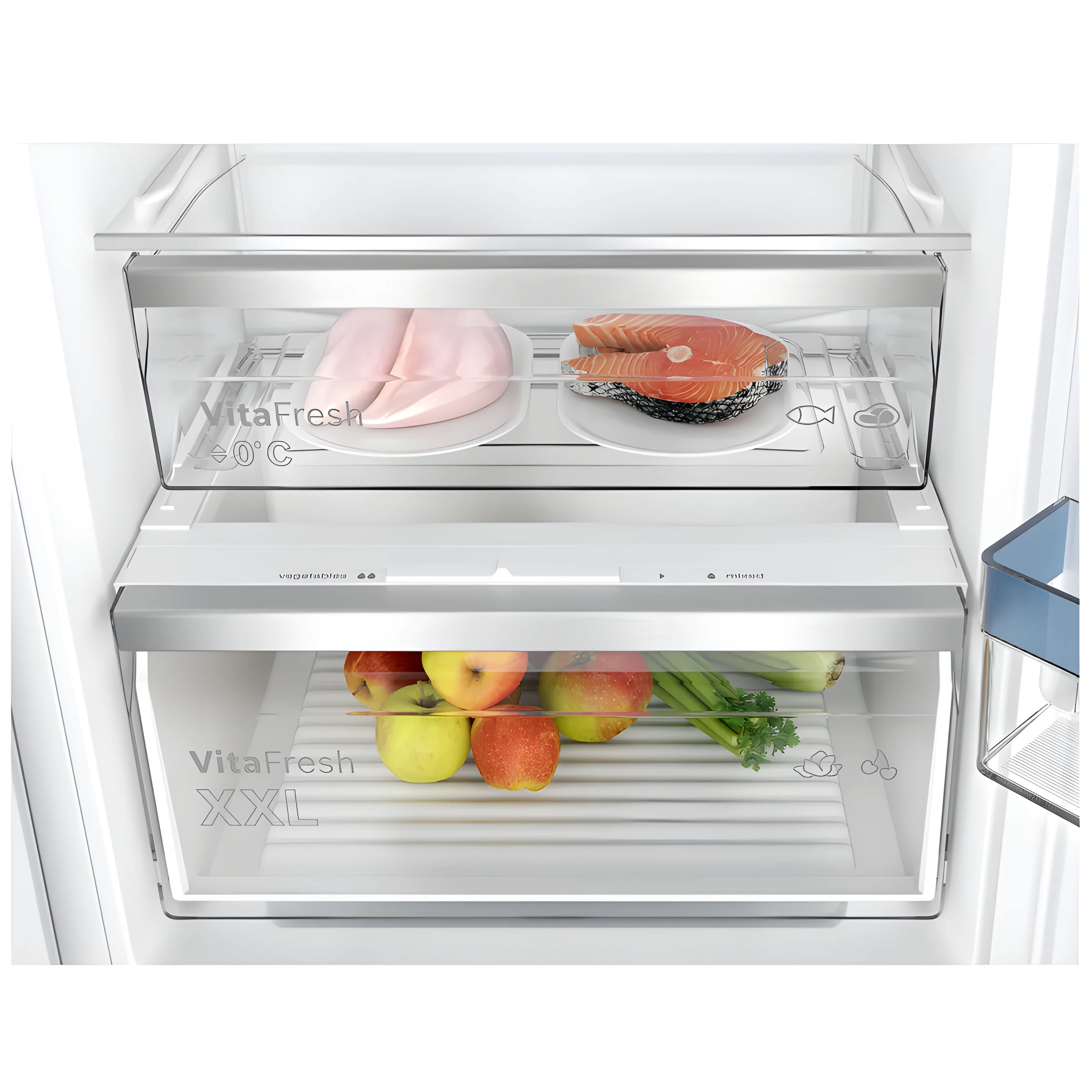 Bosch Series 4 KIN86VFE0G - Integrated 60/40 Fridge Freezer - E energy - Image 4