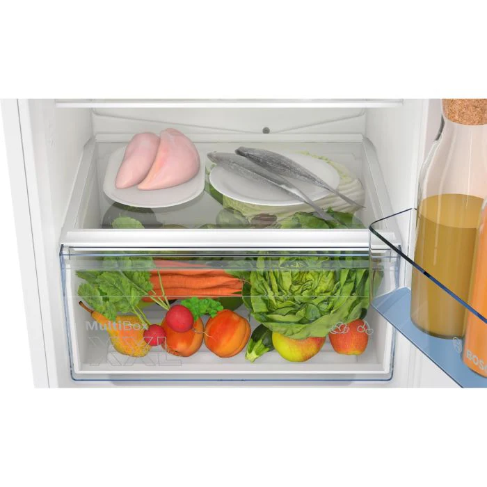 Bosch Series 2 KIN96NSE0G - White 290L Integrated 60/40 Split Fridge Freezer - Sliding Door - E Energy - Image 2