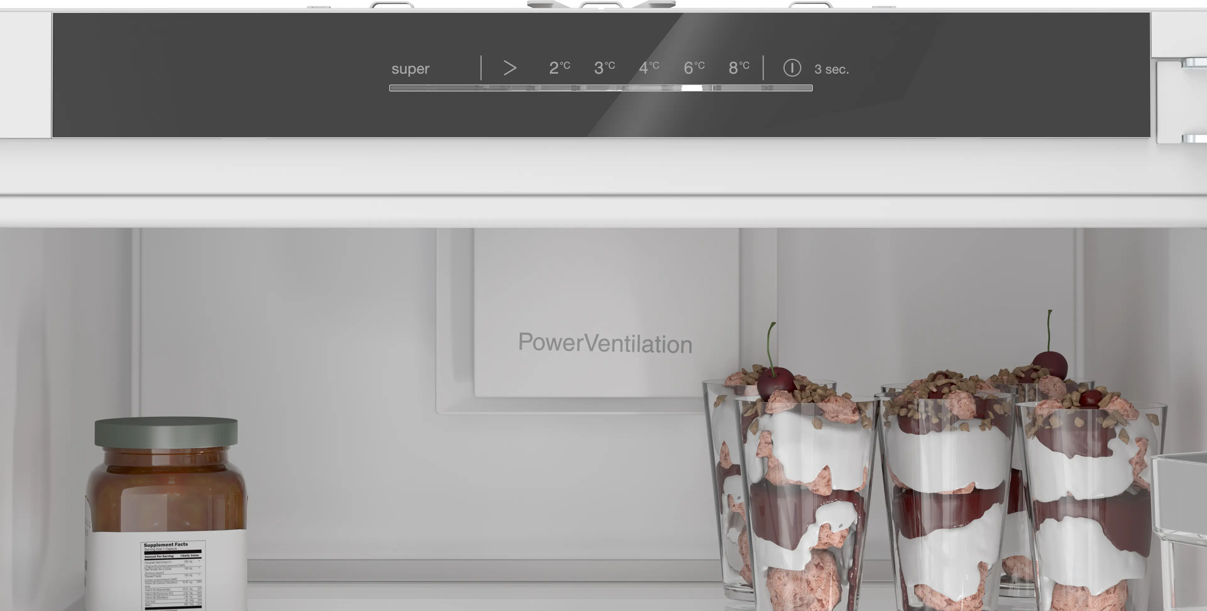 Bosch Series 4 KIR81VFE0G - White 310L Integrated Larder Fridge - Super Cooling - E energy - Image 4