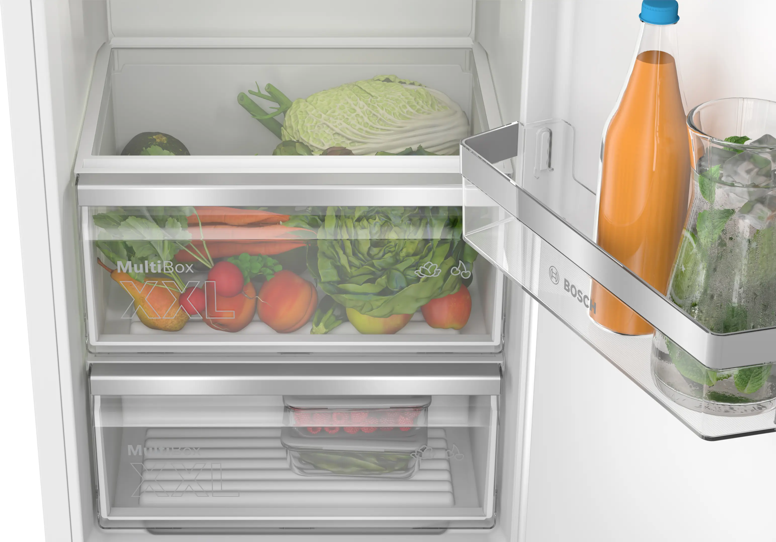 Bosch Series 4 KIR81VFE0G - White 310L Integrated Larder Fridge - Super Cooling - E energy - Image 5