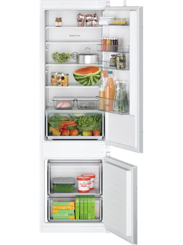 Bosch Series 2 KIV87NSE0G - Integrated 70/30 Fridge Freezer - E energy