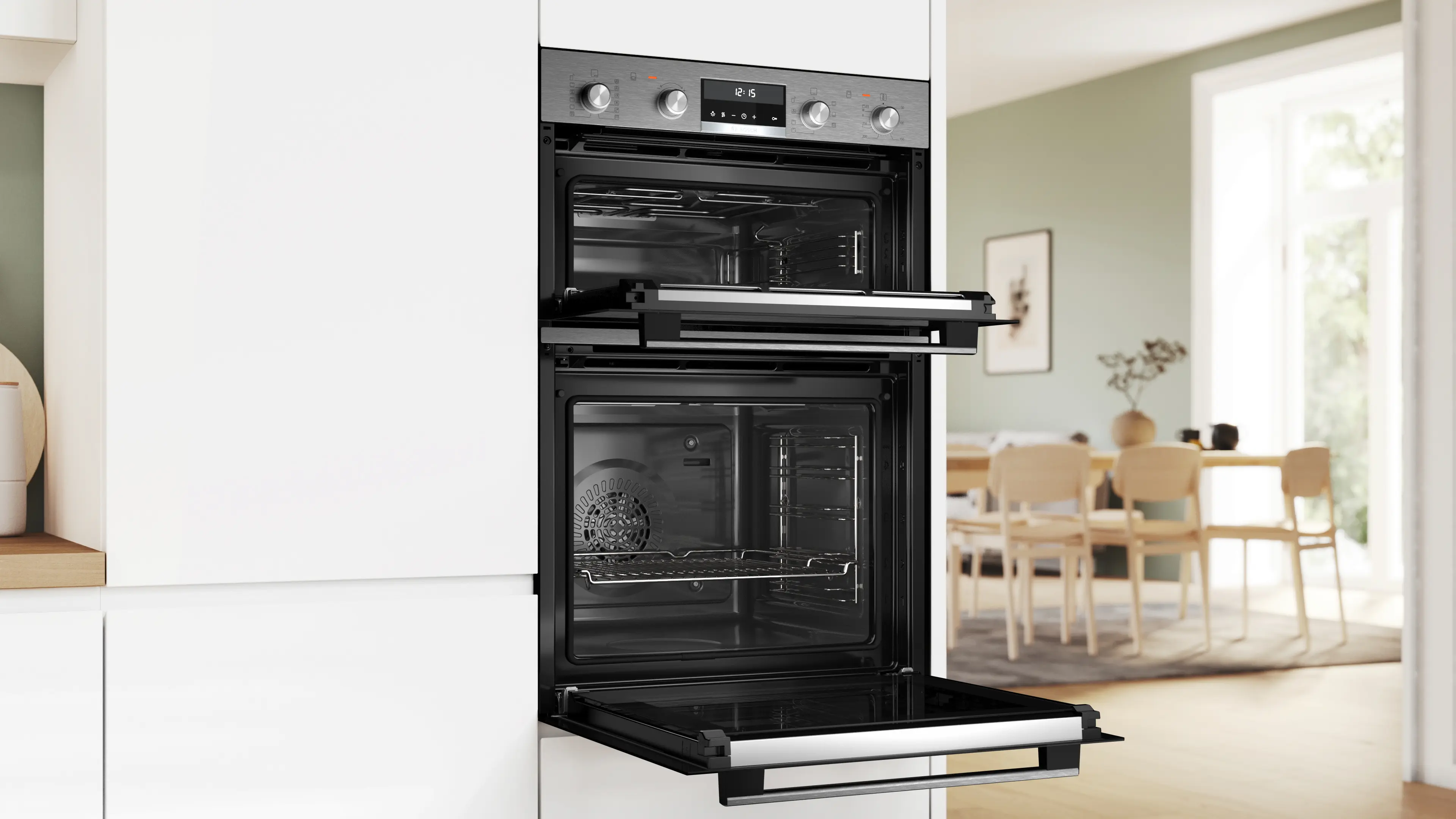 Bosch Series 6 MBA578BS7B - Stainless Steel Double Oven - 71L/34L - A Energy - Image 5