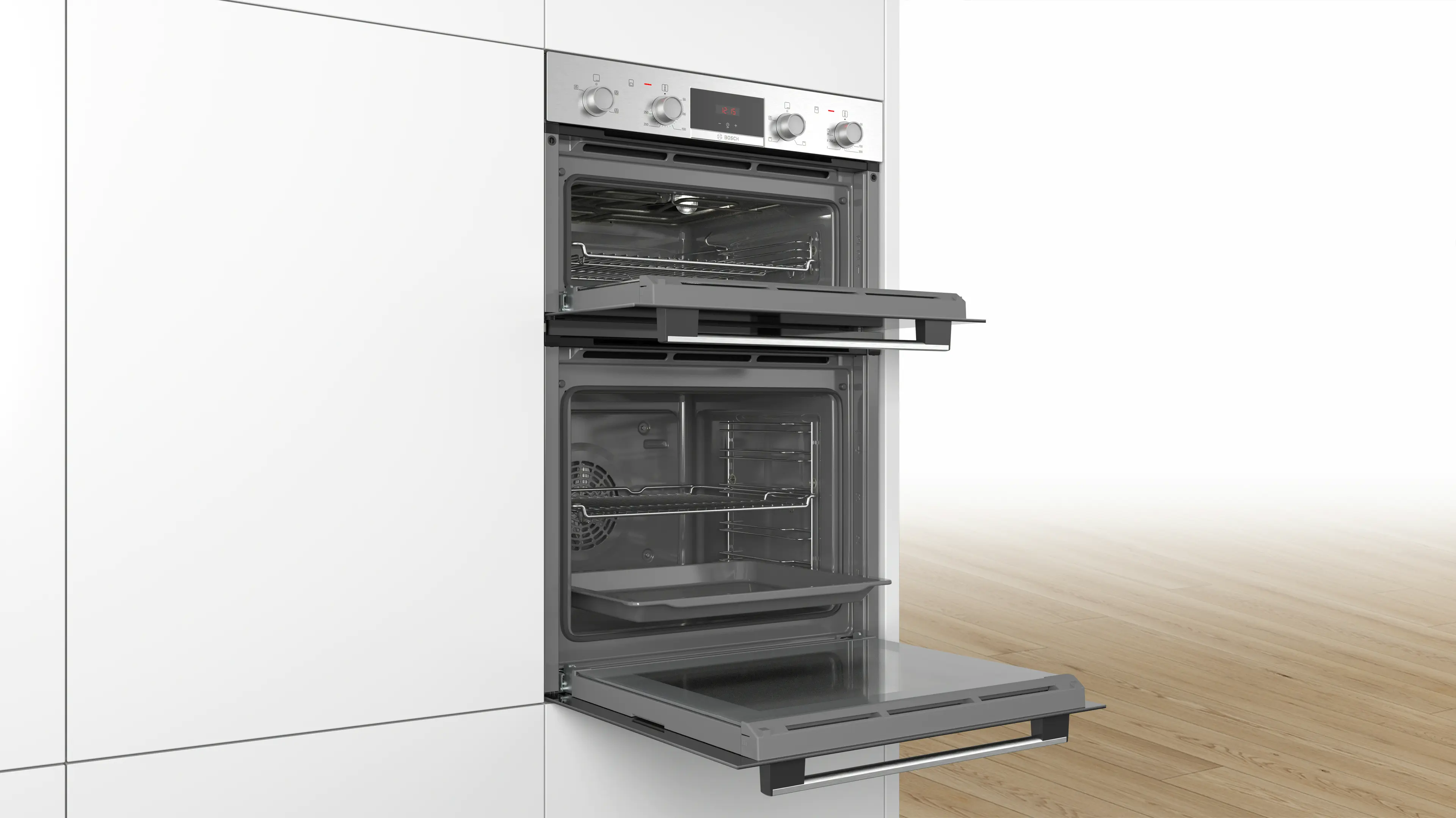 Bosch Series 2 MHA133BR0B Built In Double Oven-Stainless Steel - A rated - Image 4