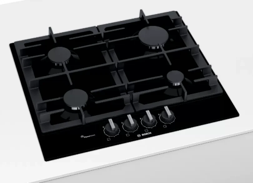 Bosch Series 6 PCP6A6B90 - Black 4 Zone Gas Hob - Image 4