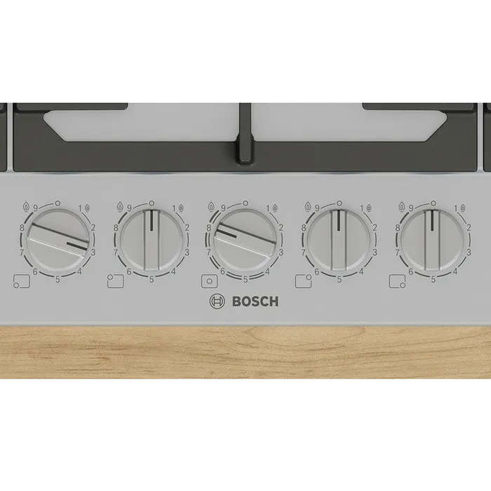 Bosch Series 6 PCR9A5I90 - Stainless Steel 91.5cm Gas Hob - 5 Burners - Image 2